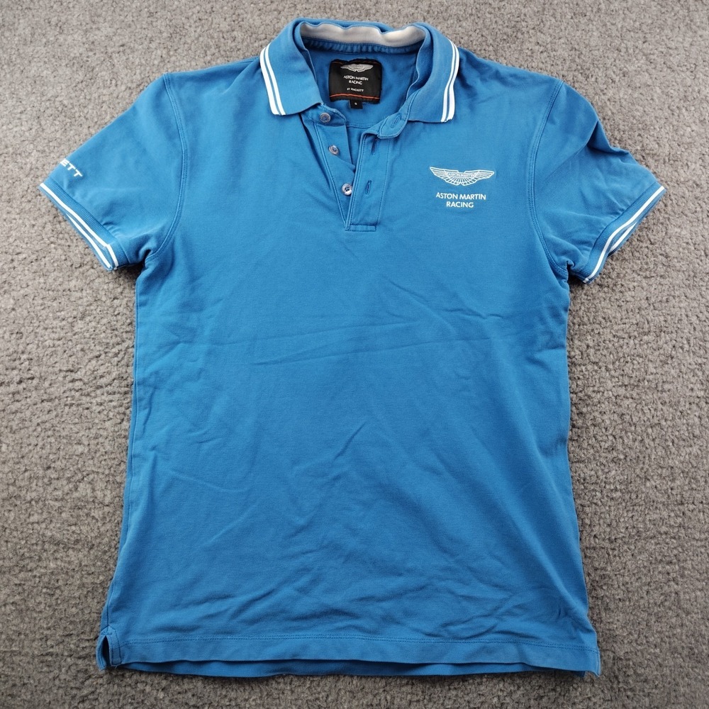 Aston Martin Racing Hackett Polo Shirt Womens Small Preppy Academia